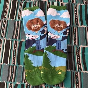 Bob Ross Artistic Socks